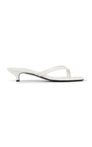 TOTEME Croc-Embossed Leather Flip-Flop Sandals | Thumbnail 8 TOTEME Croc-Embossed Leather Flip-Flop Sandals | Thumbnail 8