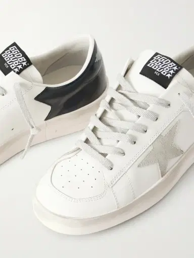 Golden Goose Stardan Suede-Trimmed Leather Sneakers - Men | Thumbnail 5 Golden Goose Stardan Suede-Trimmed Leather Sneakers - Men | Thumbnail 5