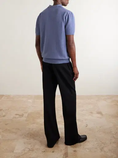 Canali Cotton-Piqué Polo Shirt - Men | Thumbnail 4 Canali Cotton-Piqué Polo Shirt - Men | Thumbnail 4
