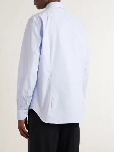 Canali Impeccabile Cutaway-Collar Cotton-Poplin Shirt - Men | Thumbnail 4 Canali Impeccabile Cutaway-Collar Cotton-Poplin Shirt - Men | Thumbnail 4