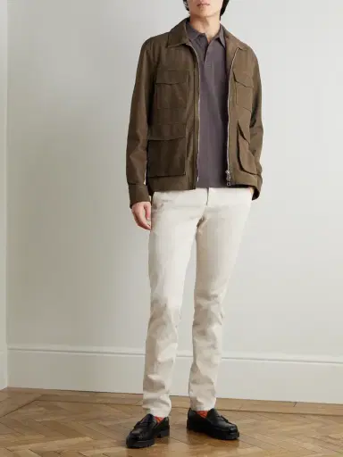 Sunspel Riviera Slim-Fit Supima Cotton-Mesh Polo Shirt - Men | Thumbnail 2 Sunspel Riviera Slim-Fit Supima Cotton-Mesh Polo Shirt - Men | Thumbnail 2