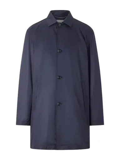 Canali Microfibre Coat - Men | Thumbnail 1 Canali Microfibre Coat - Men | Thumbnail 1