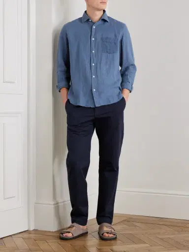Hartford Taylor Straight-Leg Cotton-Gabardine Trousers - Men | Thumbnail 2 Hartford Taylor Straight-Leg Cotton-Gabardine Trousers - Men | Thumbnail 2