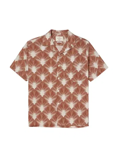 Portuguese Flannel Feathers Printed Linen and Cotton-Blend Shirt - Men | Thumbnail 1 Portuguese Flannel Feathers Printed Linen and Cotton-Blend Shirt - Men | Thumbnail 1
