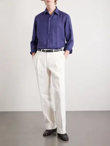 Zegna Oasi Linen Shirt - Men | Thumbnail 2 Zegna Oasi Linen Shirt - Men | Thumbnail 2