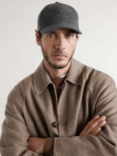 Loro Piana Logo-Embroidered Storm System Baby Cashmere Baseball Cap - Men | Thumbnail 2 Loro Piana Logo-Embroidered Storm System Baby Cashmere Baseball Cap - Men | Thumbnail 2