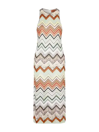 Missoni Striped Crochet-knit Midi Dress | Thumbnail 1 Missoni Striped Crochet-knit Midi Dress | Thumbnail 1