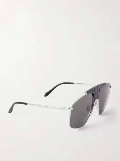 Alaïa Aviator-style Silver-tone And Acetate Sunglasses | Thumbnail 3 Alaïa Aviator-style Silver-tone And Acetate Sunglasses | Thumbnail 3