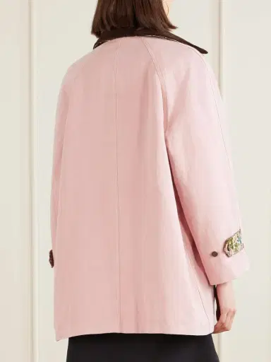 Valentino Garavani Corduroy-trimmed Cotton And Linen-blend Jacket | Thumbnail 4 Valentino Garavani Corduroy-trimmed Cotton And Linen-blend Jacket | Thumbnail 4