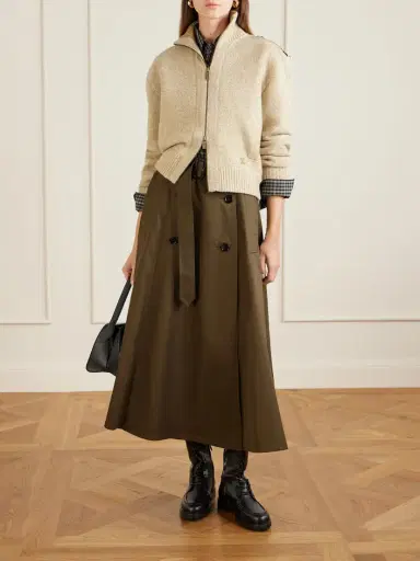 Burberry Wool-blend Zip-up Cardigan | Thumbnail 2 Burberry Wool-blend Zip-up Cardigan | Thumbnail 2