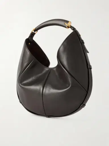 Saint Laurent Mombasa Paneled Leather Shoulder Bag | Thumbnail 4 Saint Laurent Mombasa Paneled Leather Shoulder Bag | Thumbnail 4