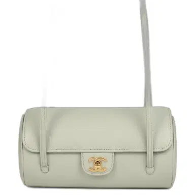 Chanel Chanel Preppy Coco Bowling Bag Light Green Shiny Caviar Brushed Gold Hardware | Thumbnail 1 Chanel Chanel Preppy Coco Bowling Bag Light Green Shiny Caviar Brushed Gold Hardware | Thumbnail 1