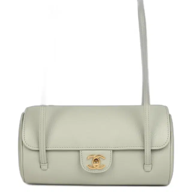 Chanel Preppy Coco Bowling Bag Light Green Shiny Caviar Brushed Gold Hardware Chanel Preppy Coco Bowling Bag Light Green Shiny Caviar Brushed Gold Hardware