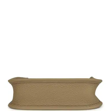 HERMÈS Hermes Evelyne TPM Beige Marfa Clemence Palladium Hardware | Thumbnail 6 HERMÈS Hermes Evelyne TPM Beige Marfa Clemence Palladium Hardware | Thumbnail 6