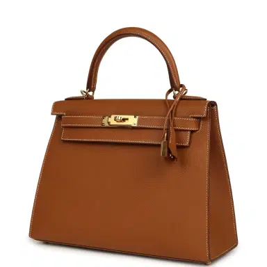 HERMÈS Pre-owned Hermes Kelly Sellier 28 Gold Epsom Gold Hardware | Thumbnail 3 HERMÈS Pre-owned Hermes Kelly Sellier 28 Gold Epsom Gold Hardware | Thumbnail 3