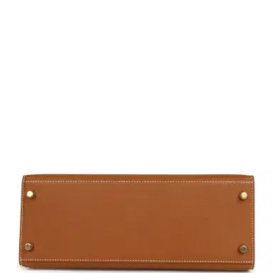 HERMÈS Pre-owned Hermes Kelly Sellier 28 Gold Epsom Gold Hardware | Thumbnail 6 HERMÈS Pre-owned Hermes Kelly Sellier 28 Gold Epsom Gold Hardware | Thumbnail 6
