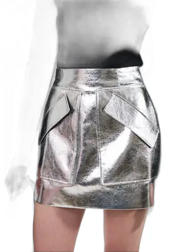 Aknvas The Cherry skirt in metallic silver | Thumbnail 1 Aknvas The Cherry skirt in metallic silver | Thumbnail 1