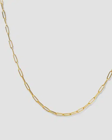 Jennifer Fisher Long Link Chain in 18K Yellow Gold | Thumbnail 1 Jennifer Fisher Long Link Chain in 18K Yellow Gold | Thumbnail 1