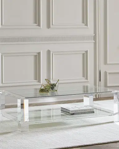 Interlude Home Surrey Acrylic Cocktail Table | Thumbnail 2 Interlude Home Surrey Acrylic Cocktail Table | Thumbnail 2