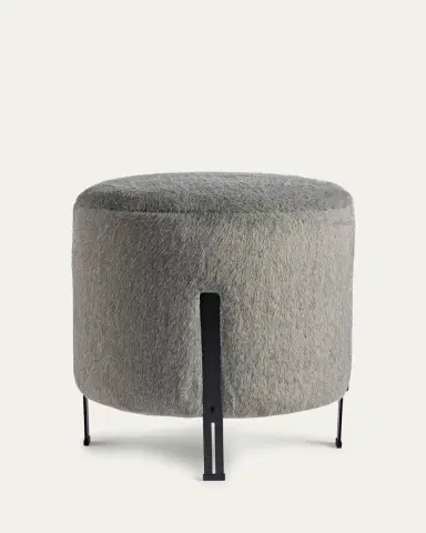 Interlude Home Bexley Faux Fur Stool | Thumbnail 2 Interlude Home Bexley Faux Fur Stool | Thumbnail 2