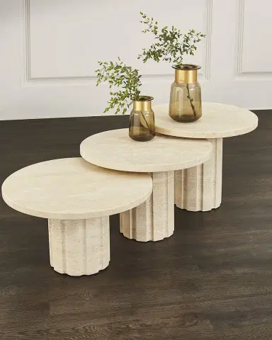 Interlude Home Amerigo Nesting Cocktail Tables, Set of 3 | Thumbnail 4 Interlude Home Amerigo Nesting Cocktail Tables, Set of 3 | Thumbnail 4
