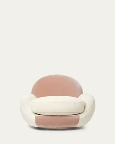 Interlude Home x Widell + Boschetti Laurent Velvet & Sherpa Chair by Barette Widell | Thumbnail 2 Interlude Home x Widell + Boschetti Laurent Velvet & Sherpa Chair by Barette Widell | Thumbnail 2