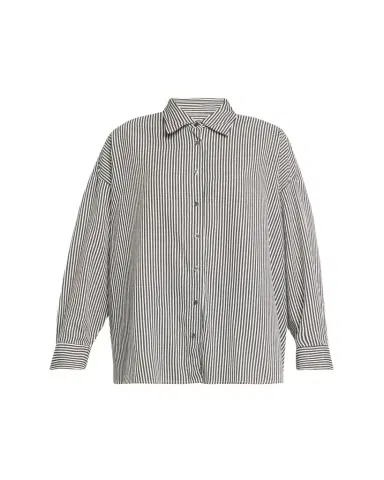 AGOLDE Roux Stripe Button-Front Shirt | Thumbnail 1 AGOLDE Roux Stripe Button-Front Shirt | Thumbnail 1