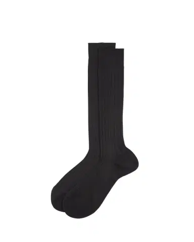 Maria La Rosa Bio College Ribbed Organic Cotton Socks | Thumbnail 1 Maria La Rosa Bio College Ribbed Organic Cotton Socks | Thumbnail 1