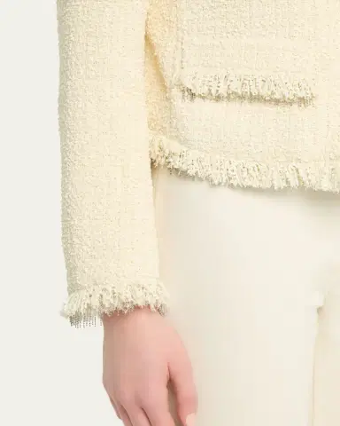 Kobi Halperin Lando Fringe-Trim Boucle Jacket | Thumbnail 5 Kobi Halperin Lando Fringe-Trim Boucle Jacket | Thumbnail 5