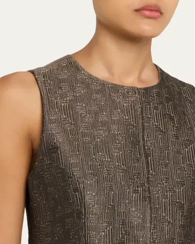 Giorgio Armani Jacquard Silk-Wool Waistcoat | Thumbnail 5 Giorgio Armani Jacquard Silk-Wool Waistcoat | Thumbnail 5