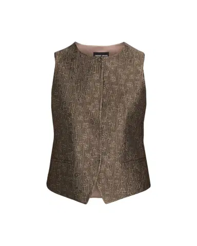 Giorgio Armani Jacquard Silk-Wool Waistcoat | Thumbnail 1 Giorgio Armani Jacquard Silk-Wool Waistcoat | Thumbnail 1