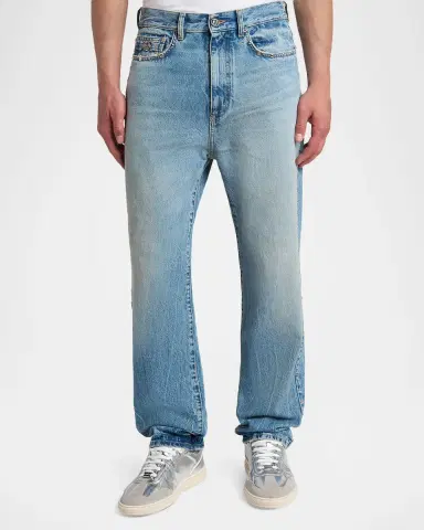 Versace Men's Studded Slim-Fit Medusa Jeans | Thumbnail 8 Versace Men's Studded Slim-Fit Medusa Jeans | Thumbnail 8
