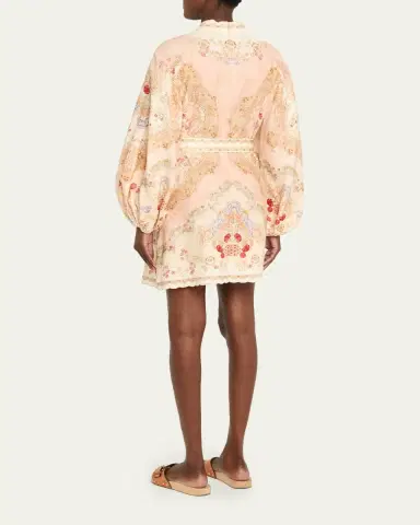 Zimmermann Daylight Long-Sleeve Mini Dress | Thumbnail 3 Zimmermann Daylight Long-Sleeve Mini Dress | Thumbnail 3