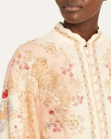 Zimmermann Daylight Long-Sleeve Mini Dress | Thumbnail 5 Zimmermann Daylight Long-Sleeve Mini Dress | Thumbnail 5
