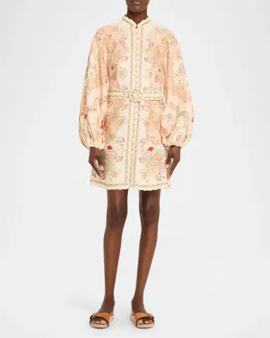 Zimmermann Daylight Long-Sleeve Mini Dress | Thumbnail 6 Zimmermann Daylight Long-Sleeve Mini Dress | Thumbnail 6