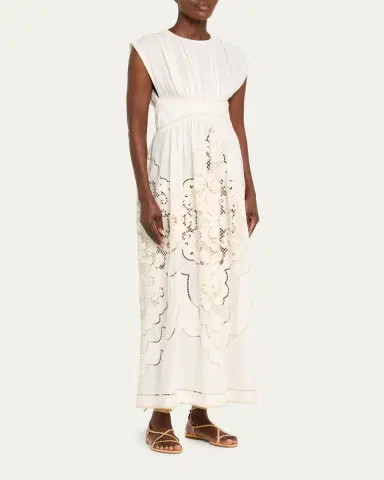 Zimmermann Daylight Waisted Maxi Dress | Thumbnail 4 Zimmermann Daylight Waisted Maxi Dress | Thumbnail 4