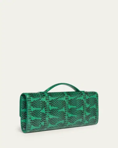 Bottega Veneta Snakeskin Clutch Bag | Thumbnail 3 Bottega Veneta Snakeskin Clutch Bag | Thumbnail 3