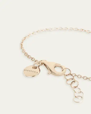 Procaccia Jewelry 18K Rose Gold Diamond Pave Chai Bracelet | Thumbnail 3 Procaccia Jewelry 18K Rose Gold Diamond Pave Chai Bracelet | Thumbnail 3