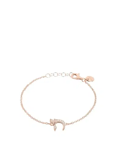 Procaccia Jewelry 18K Rose Gold Diamond Pave Chai Bracelet | Thumbnail 1 Procaccia Jewelry 18K Rose Gold Diamond Pave Chai Bracelet | Thumbnail 1