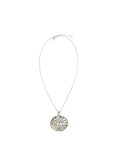 Procaccia Jewelry 18K White Gold Tree of Life Medallion Necklace | Thumbnail 1 Procaccia Jewelry 18K White Gold Tree of Life Medallion Necklace | Thumbnail 1