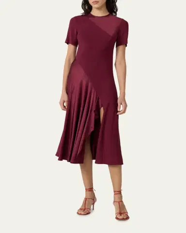 Diane von Furstenberg Araminta Bias-Cut Midi Dress | Thumbnail 2 Diane von Furstenberg Araminta Bias-Cut Midi Dress | Thumbnail 2