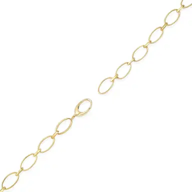 Jennifer Meyer 30 Inch Medium and Small Edith Link Necklace | Thumbnail 4 Jennifer Meyer 30 Inch Medium and Small Edith Link Necklace | Thumbnail 4