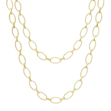 Jennifer Meyer 30 Inch Medium and Small Edith Link Necklace | Thumbnail 1 Jennifer Meyer 30 Inch Medium and Small Edith Link Necklace | Thumbnail 1