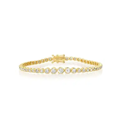 Jennifer Meyer Graduated Diamond Tennis Bracelet | Thumbnail 1 Jennifer Meyer Graduated Diamond Tennis Bracelet | Thumbnail 1