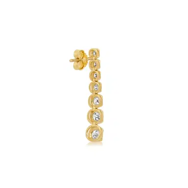 Jennifer Meyer Graduated Diamond Tennis Studs | Thumbnail 2 Jennifer Meyer Graduated Diamond Tennis Studs | Thumbnail 2