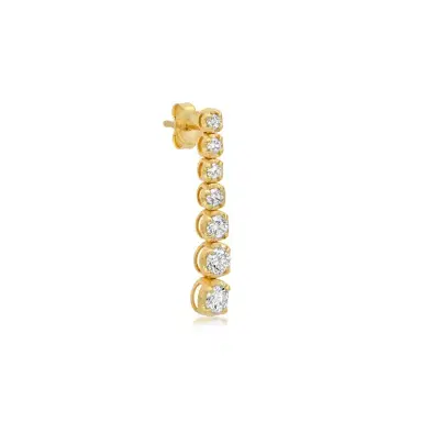 Jennifer Meyer Graduated Diamond Tennis Studs | Thumbnail 3 Jennifer Meyer Graduated Diamond Tennis Studs | Thumbnail 3