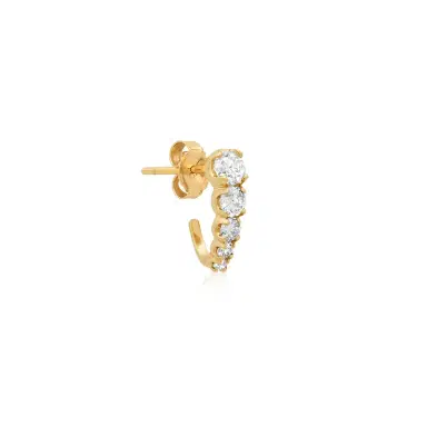 Jennifer Meyer Graduated Illusion Set Diamond Edith Studs | Thumbnail 3 Jennifer Meyer Graduated Illusion Set Diamond Edith Studs | Thumbnail 3