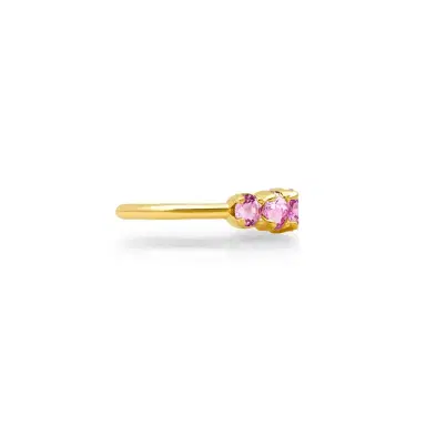 Jennifer Meyer Large Graduated Pink Sapphire Ring | Thumbnail 4 Jennifer Meyer Large Graduated Pink Sapphire Ring | Thumbnail 4