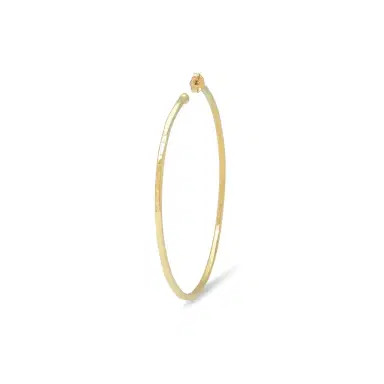 Jennifer Meyer Large Hammered Hoops | Thumbnail 3 Jennifer Meyer Large Hammered Hoops | Thumbnail 3