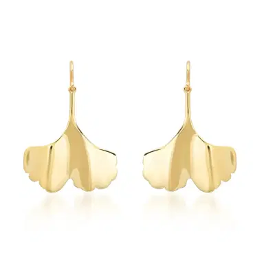 Jennifer Meyer Luxe Ginkgo Leaf Earrings | Thumbnail 1 Jennifer Meyer Luxe Ginkgo Leaf Earrings | Thumbnail 1